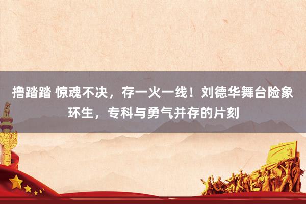 撸踏踏 惊魂不决，存一火一线！刘德华舞台险象环生，专科与勇气并存的片刻