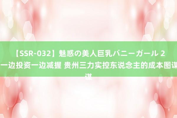 【SSR-032】魅惑の美人巨乳バニーガール 2 一边投资一边减握 贵州三力实控东说念主的成本图谋
