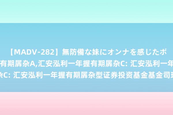 【MADV-282】無防備な妹にオンナを感じたボク。 3 汇安泓利一年握有期羼杂A，汇安泓利一年握有期羼杂C: 汇安泓利一年握有期羼杂型证券投资基金基金司理变更公告