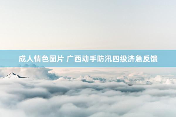 成人情色图片 广西动手防汛四级济急反馈