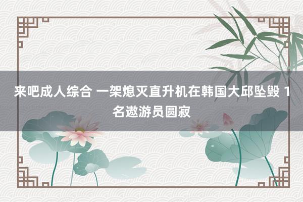 来吧成人综合 一架熄灭直升机在韩国大邱坠毁 1名遨游员圆寂